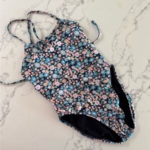 Jolyn Jackson 4 One Piece Swimsuit - Floral - Size 30